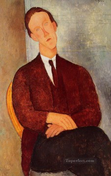 Amedeo Modigliani Painting - portrait of morgan russell 1918 Amedeo Modigliani